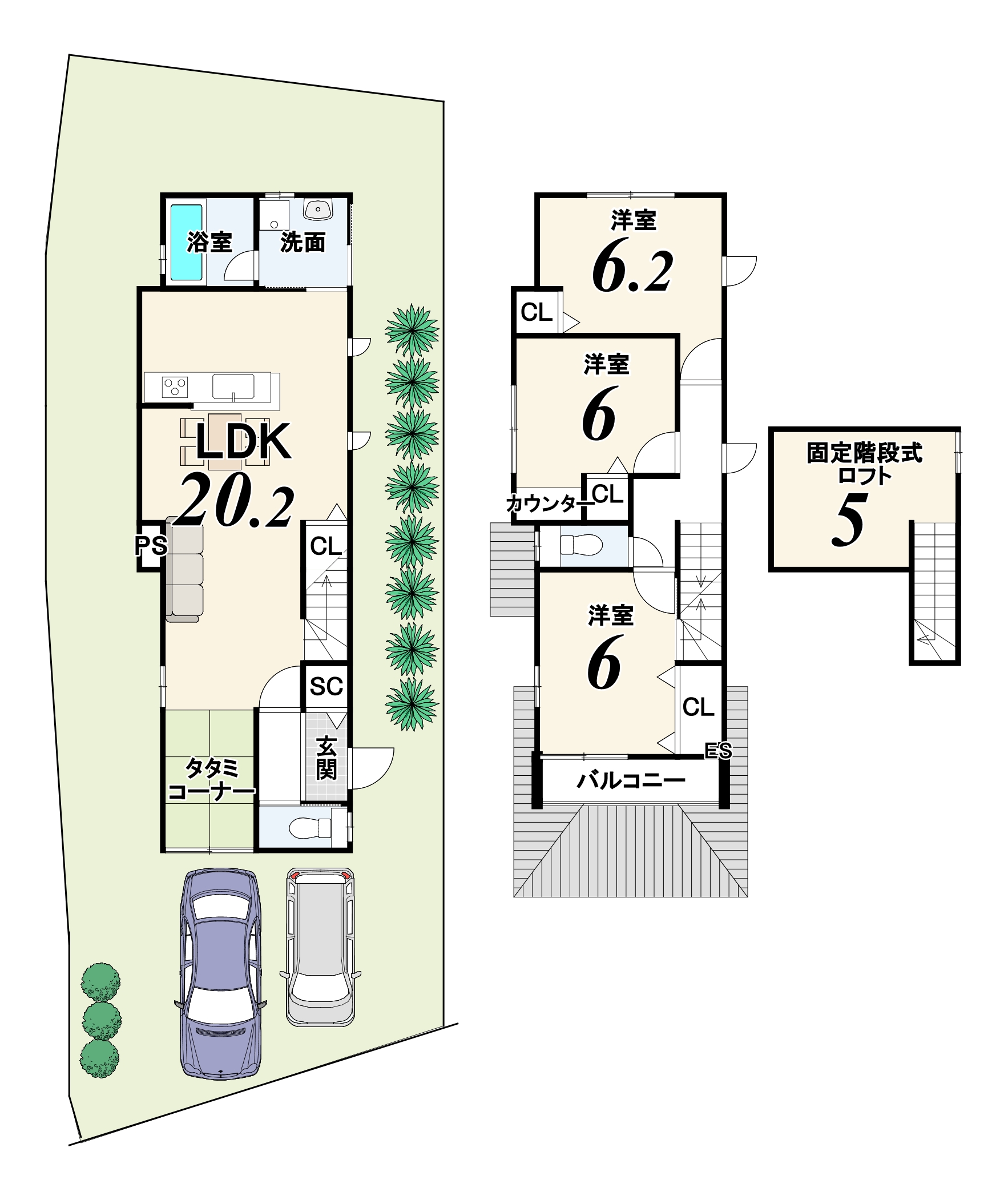 「ドリームタウン鷹峯光悦町：1号地」ぽかぽか南東向きで日当たり通風良好🌞土地広々４２坪＆間口7.7ｍ！