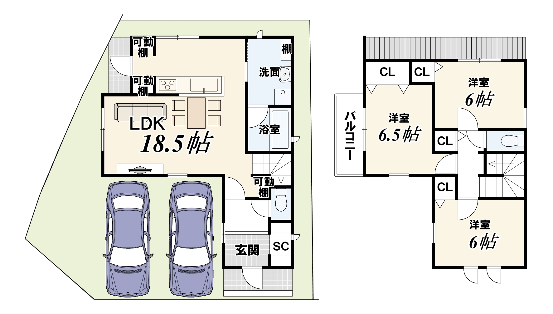 「ドリームタウン篠町見晴２丁目」ぽかぽか南西角地！JR馬堀駅徒歩１０分で通勤・通学にも安心🚃